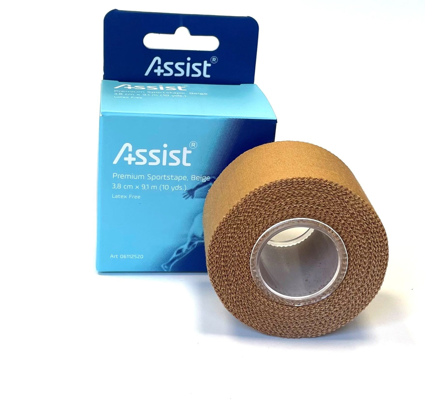 PREMIUM SPORTSTEJP, BEIGE, I ASK